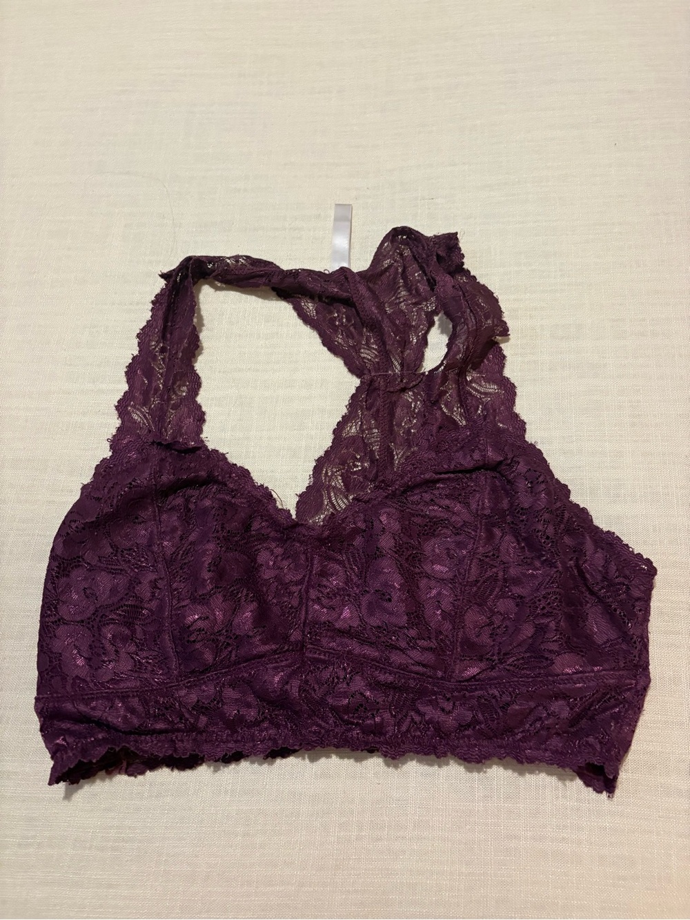 Plum Lace Bralette